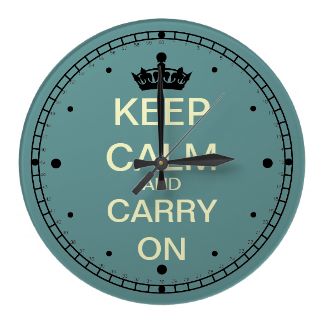 keep calm and carry on mod wall clock from oddfrogg.jpg
